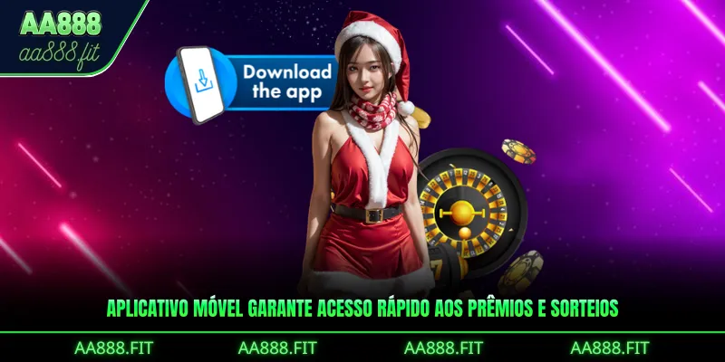 Aplicativo móvel garante acesso rápido aos prêmios e sorteios