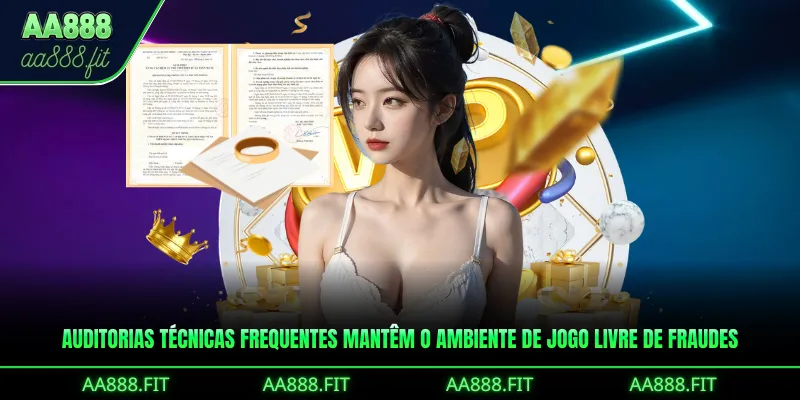 Auditorias técnicas frequentes mantêm o ambiente de jogo livre de fraudes