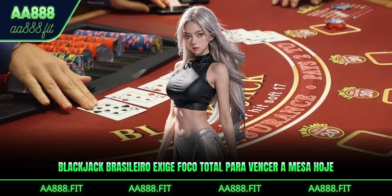 Blackjack Brasileiro exige foco total para vencer a mesa hoje