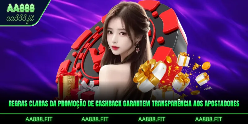 Regras claras da promoção de cashback garantem transparência aos apostadores