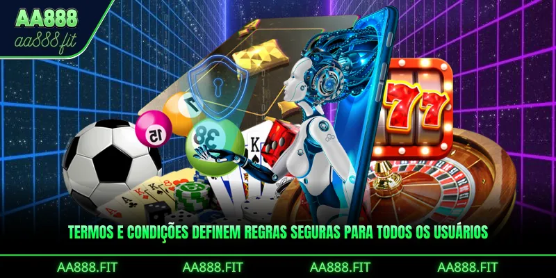 Termos e Condições definem regras seguras para todos os usuários